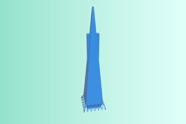 Transamerica Pyramid | 3d print model