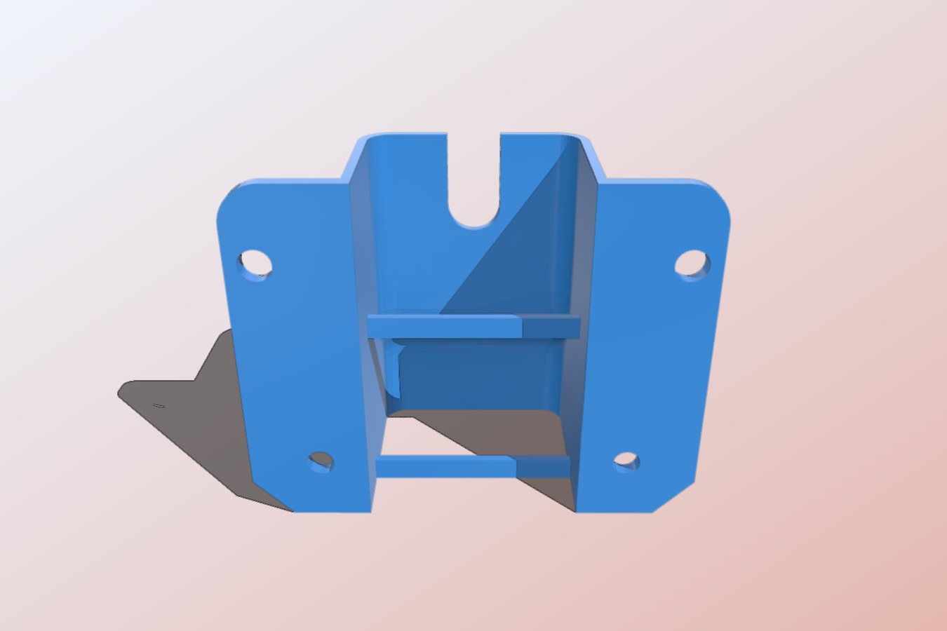 Improved Hexagon Cooling Fan Shroud for MakerFarm Prusa i3v and i3, sans fan hardware
