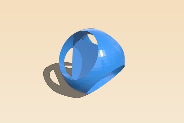 OpenSCAD: infinite volumes desired | 3d print model