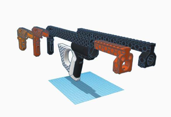 Lynx Big Hex Skin | 3d print model