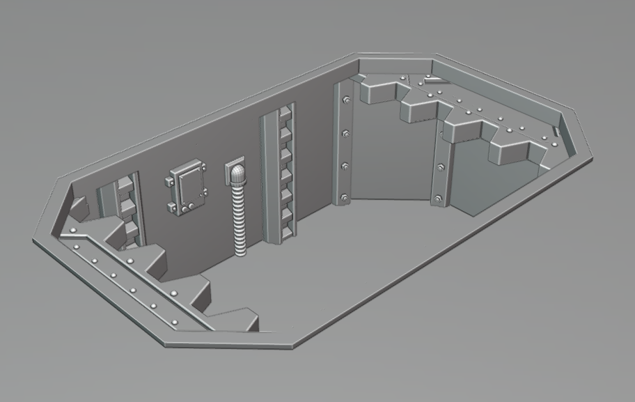 Sector Fronteris landing pad interior details