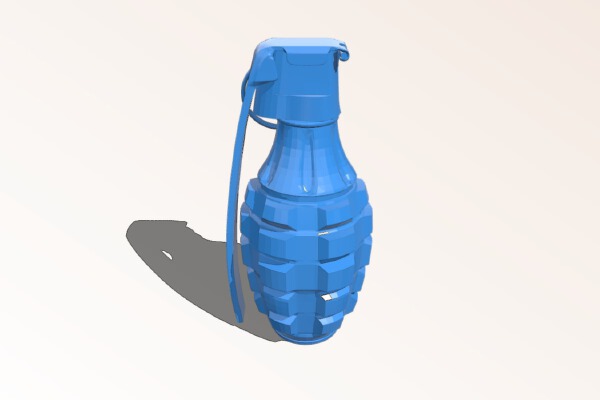 Hand Grenade Replica | 3d print model