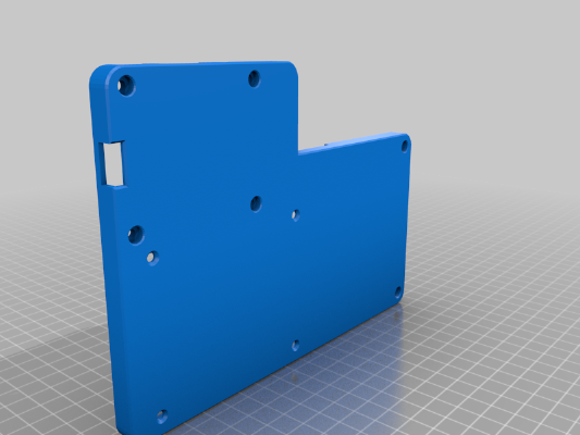 Raspberry Pi B+ case with 2.5" hard drive mount | 3d print model