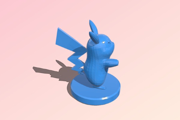 Pawn Pikachu – pokemon | 3d print model