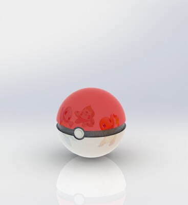 Pokéball | 3d print model