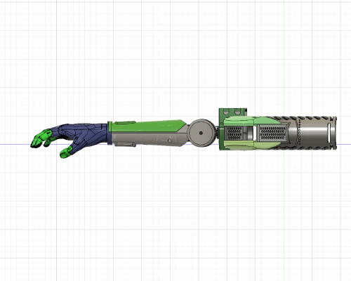Pachu's Electro Mechanical Hand | 3d print model