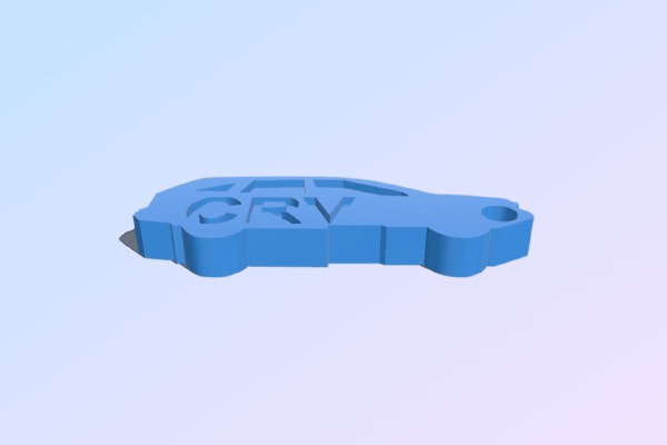 Keychain CRV | 3d print model