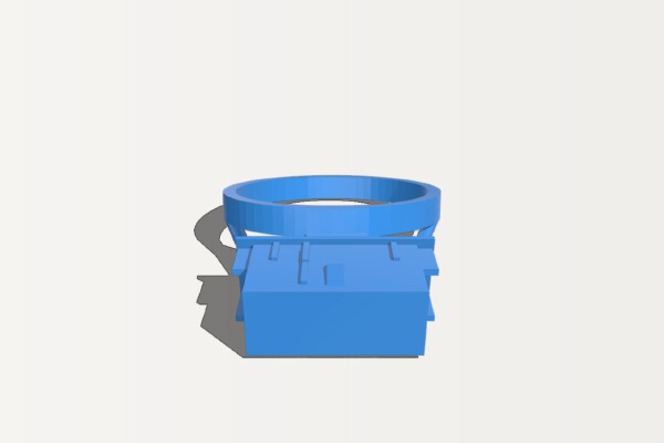 08 Ford Fiesta cup holder | 3d print model