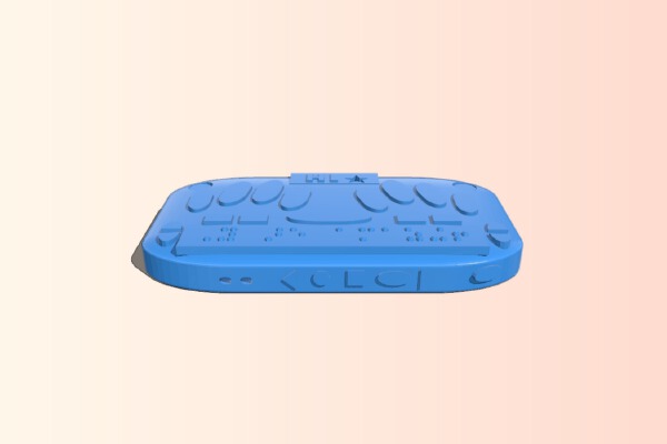 Mini Braille Notetaker Model | 3d print model