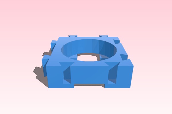 18650 Battery Spacer Radiating holder | 3d print model