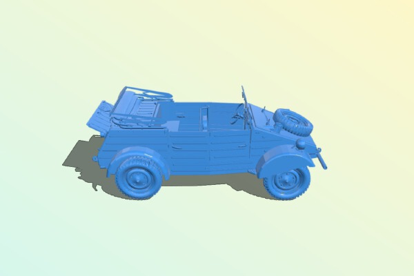 German Kübelwagen | 3d print model