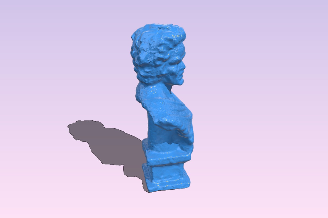 Mozart Bust (Statue 3D Scan)