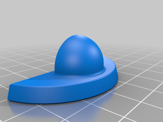 Magnetic door stop remixed for 6x3 magnets | 3d print model