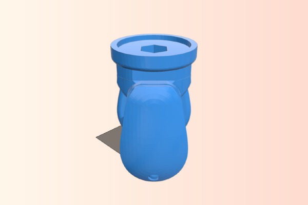 Kuka KR150 - Movable gripper base part | 3d print model