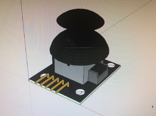 PS2 Joystic for Arduino | 3d print model