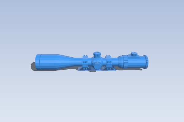 Sniper rifle scope | 3d print model