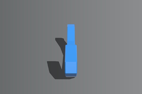 Coat and Backpack Hook - smaller | 3d print model