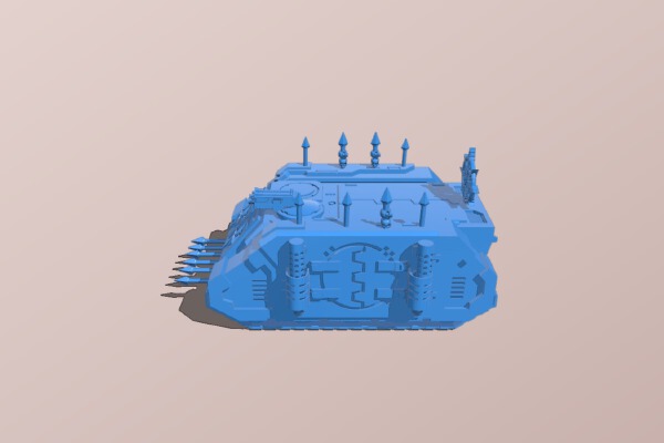 Chaos Rhino Tank | 3d print model