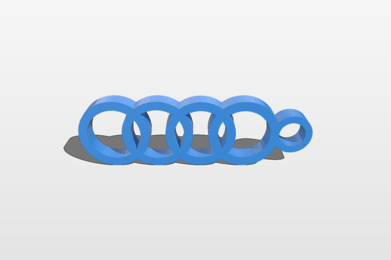 Audi Logo Keychain