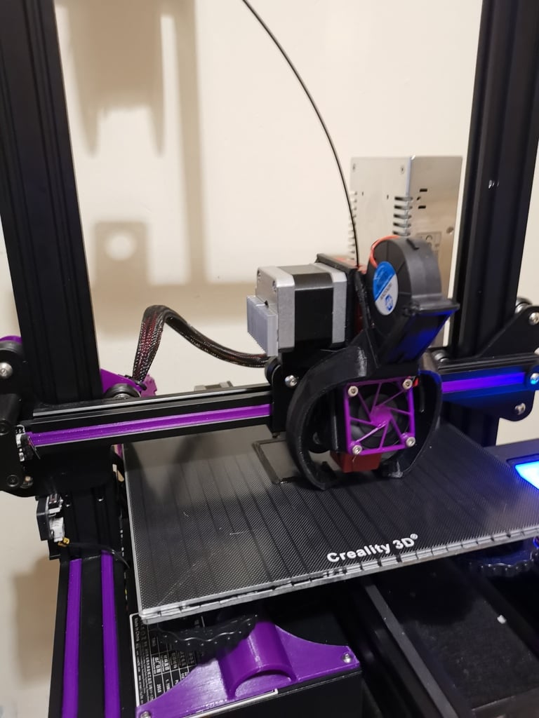 Ender 3 direct drive mount for Creality hotend