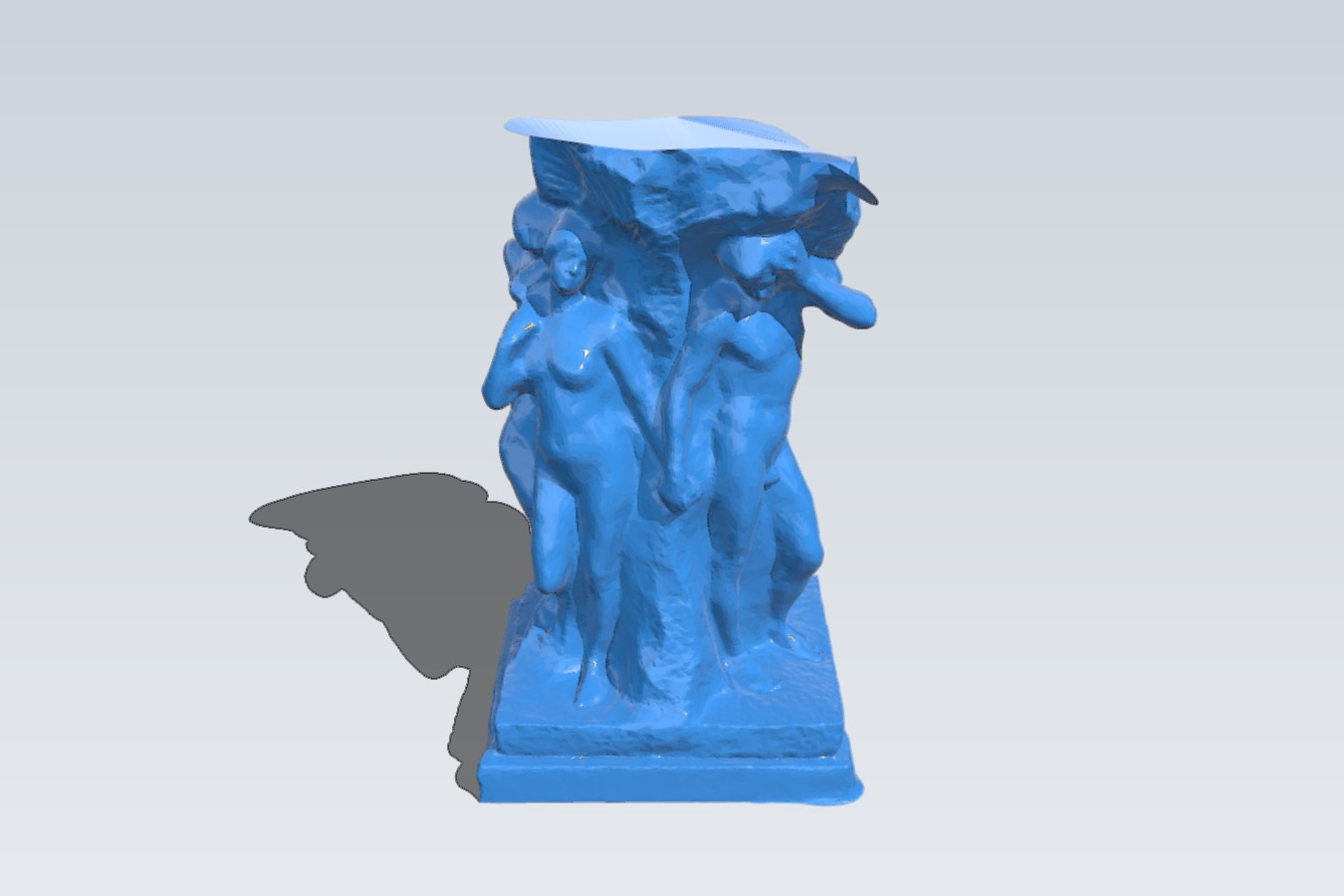 The Solitude of the Soul, modeled in plaster 1901; sculpted in marble 1914