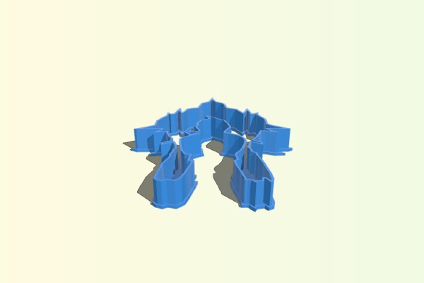 Elric Brothers cookie cutter | 3d print model