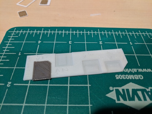 micro to nano sim card cutter jig template | 3d print model