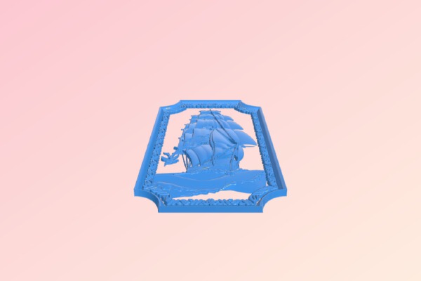Door pattern design – ship | 3d print model