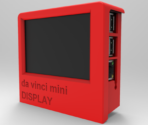 da vinci mini printer display (heated print bed - see comments) | 3d print model