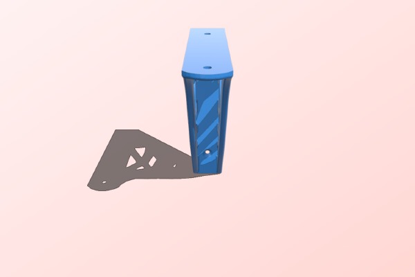 Shelf Bracket (Topology Optimised) | 3d print model