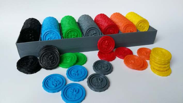 Coins for Boardgames | 3d print model