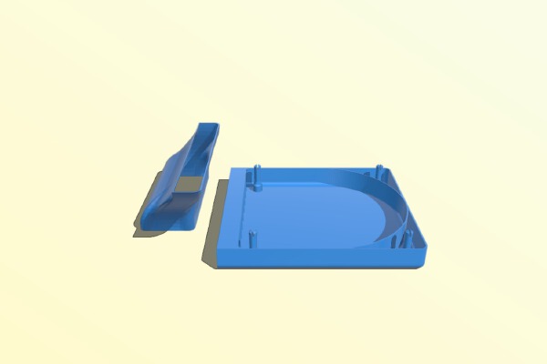 100mm CPU Fan Airflow Optimizer for Slim PC | 3d print model