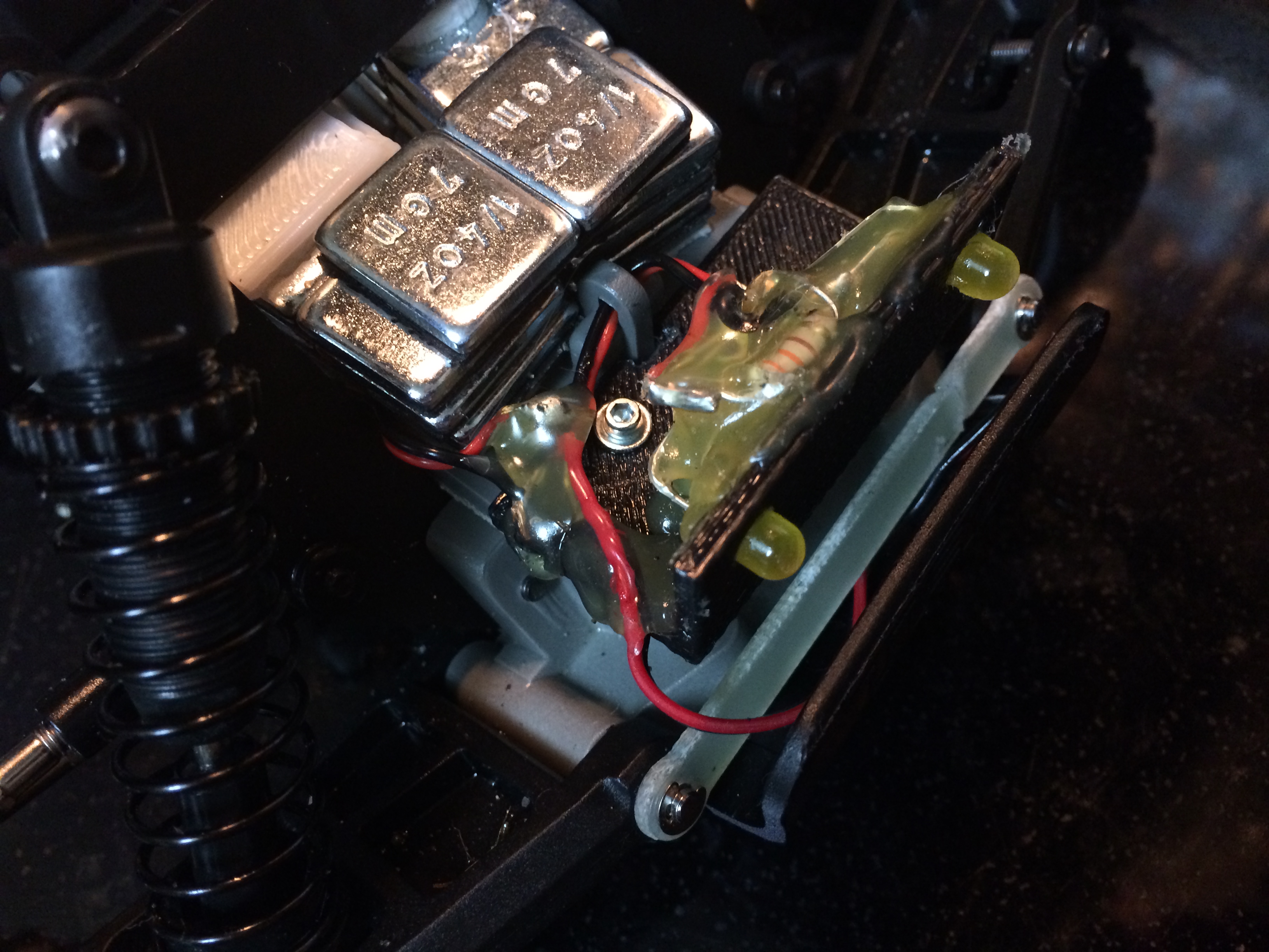 Light brackets for Traxxas Rustler