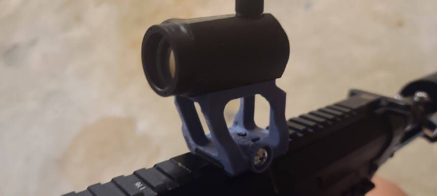 Red dot Mount Riser 1.93 Leap | 3d print model