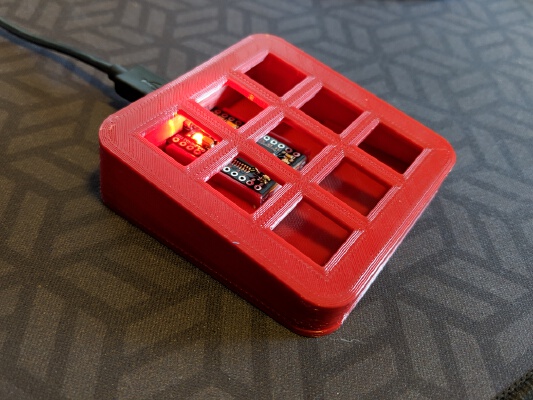 3x3 Macropad Handwire | 3d print model