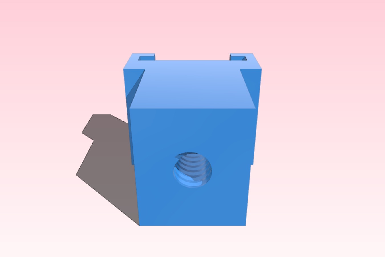 Hotshoe to 1_4" tripod screw Adaptor