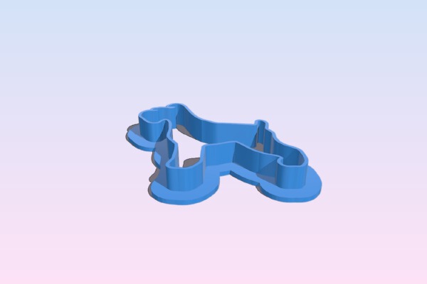 Schnauzer Dog Cookie Cutter | 3d print model