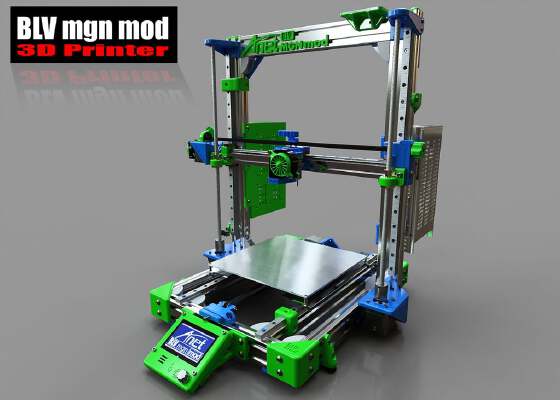 BLV mgn12 3D Printer mod for Anet A8 _ AM8 _ Prusa I3 clone | 3d print model