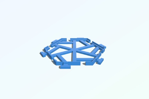 Hex Tile w_o Magnets vr3 | 3d print model
