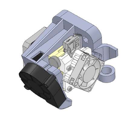 E3D Titan Aero Bracket for the CR-10 | 3d print model