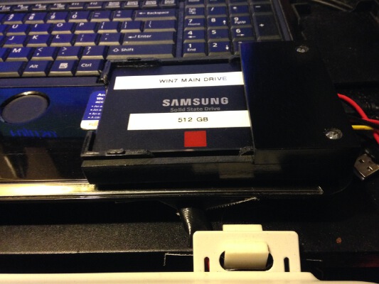 SATA Internal to External Quick Change Box | 3d print model