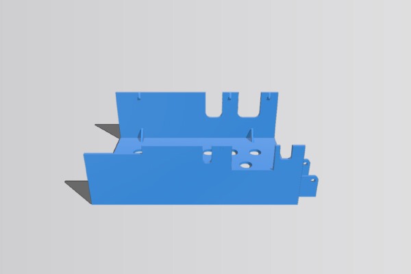Mainboard cover Vertex K8400 | 3d print model