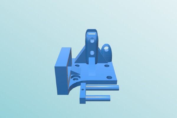 Towbar for the Oliver Cletrac inspired chain tractor | 3d print model