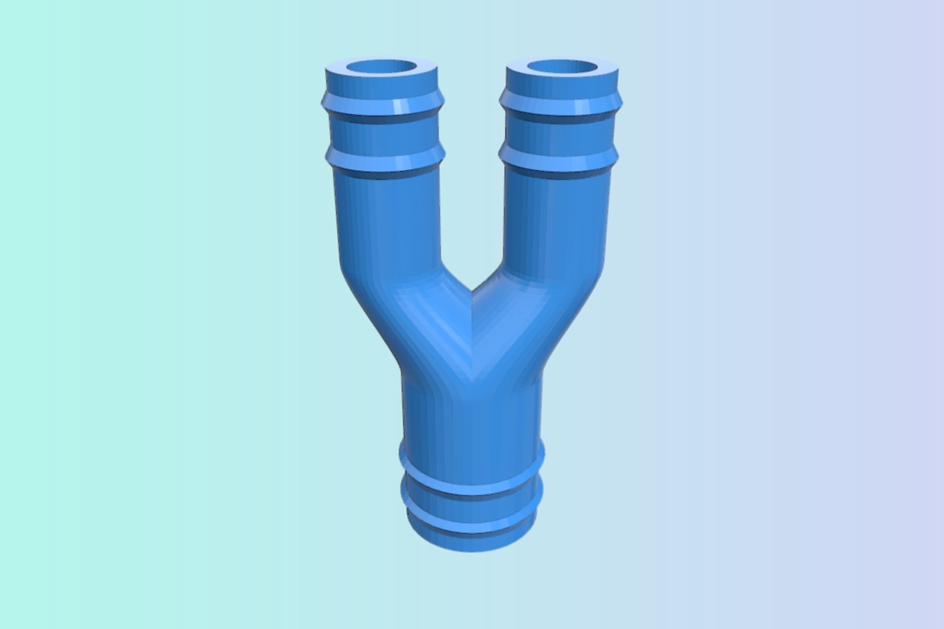 Pipe joints 12mm to 8mm*2 style Y