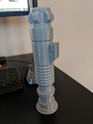 Stronger Collapsing Lightsaber Hilt (and repair) | 3d print model