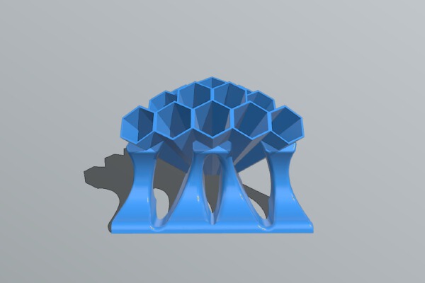 Telescopic Honeycomb pen-holder | 3d print model