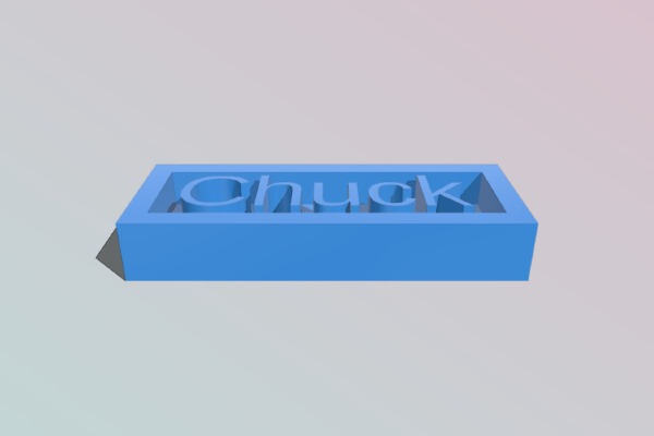 Name Tag Customizer | 3d print model