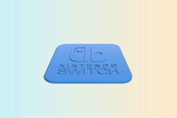 Nintendo Switch Logo | 3d print model