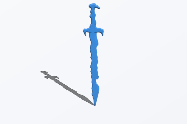 Dreadfang Sword – Destiny | 3d print model