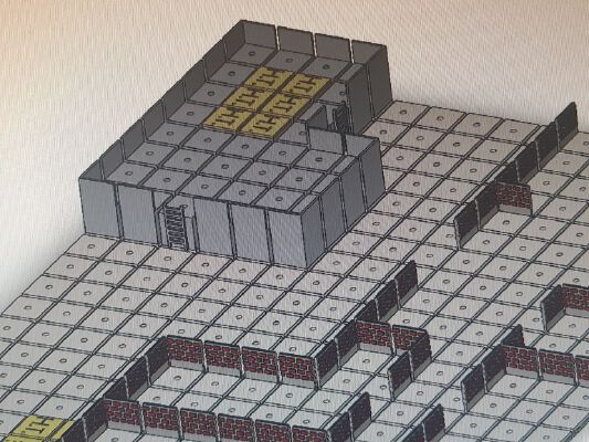 Heroclix Customizable Game Board | 3d print model